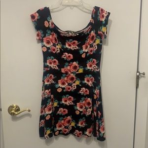 Skater dress, lightly worn, floral
